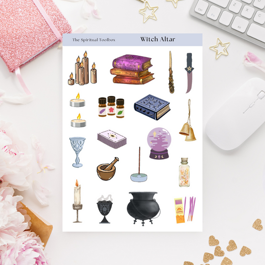 Sticker Sheet | Witch Altar