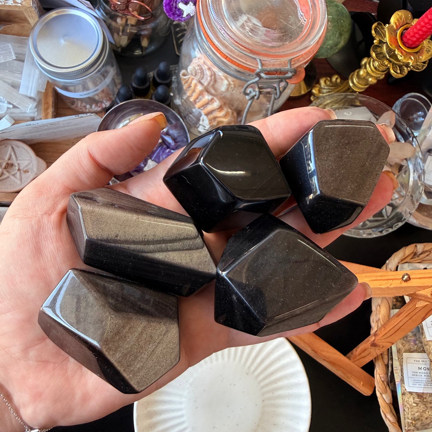 Silver Sheen Obsidian Freeform