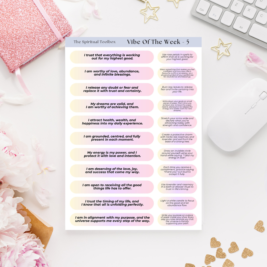 Sticker Sheets | Vibe Of The Week (x5 Sheets)