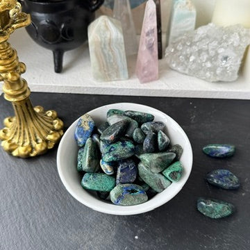 Azurite Malachite Tumbled