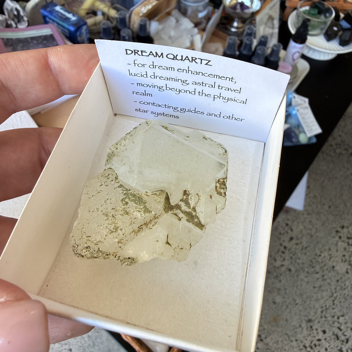 Dream Quartz - Boxed Specimen