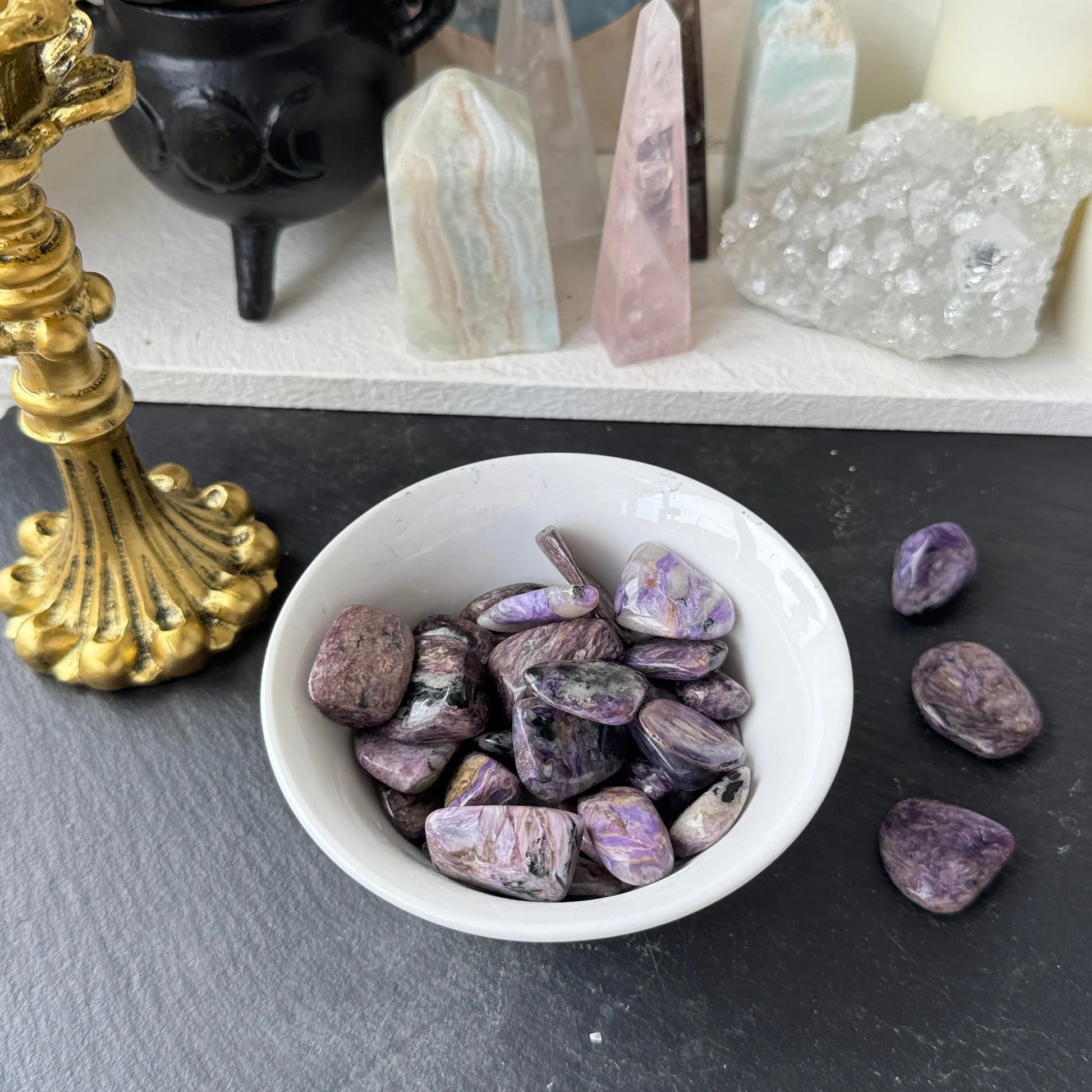 Charorite Tumbled The Spiritual Toolbox