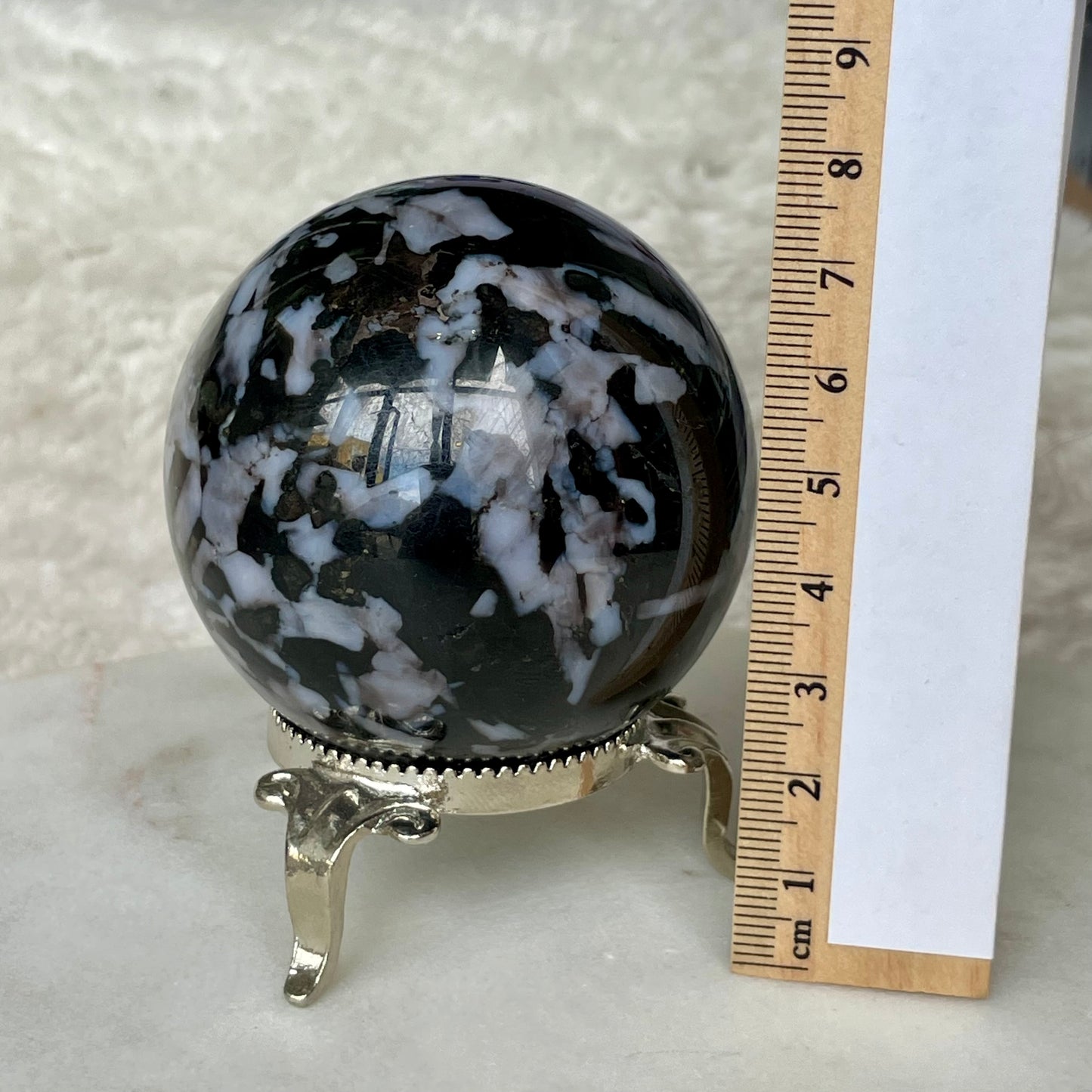 Indigo Gabbro Sphere