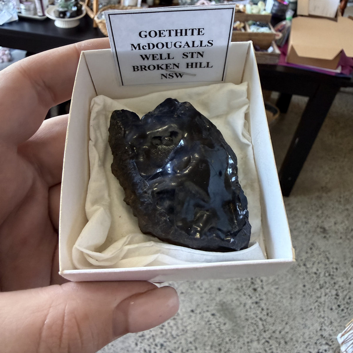 Goethite - Boxed Specimen