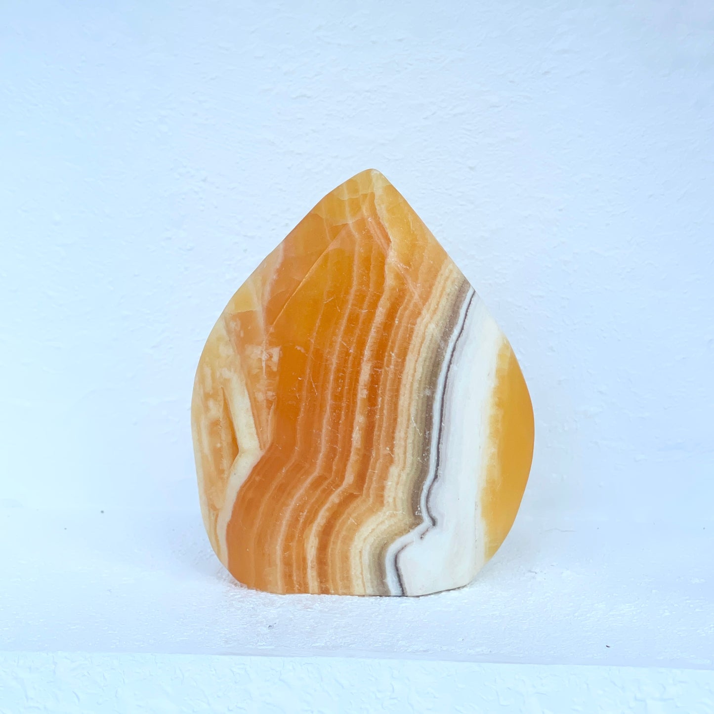 Yellow Calcite | Flame