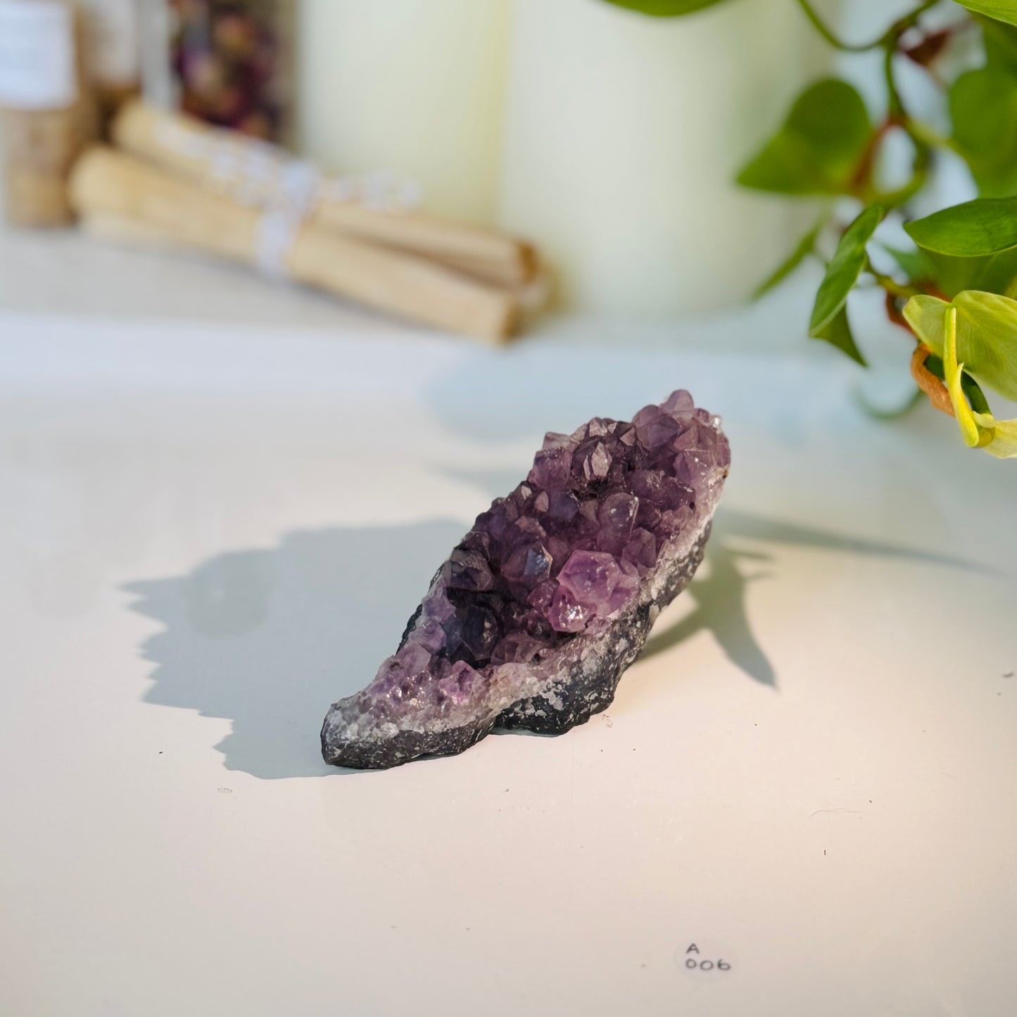 Amethyst Cluster A006 | Addictions - Protection - Intuition