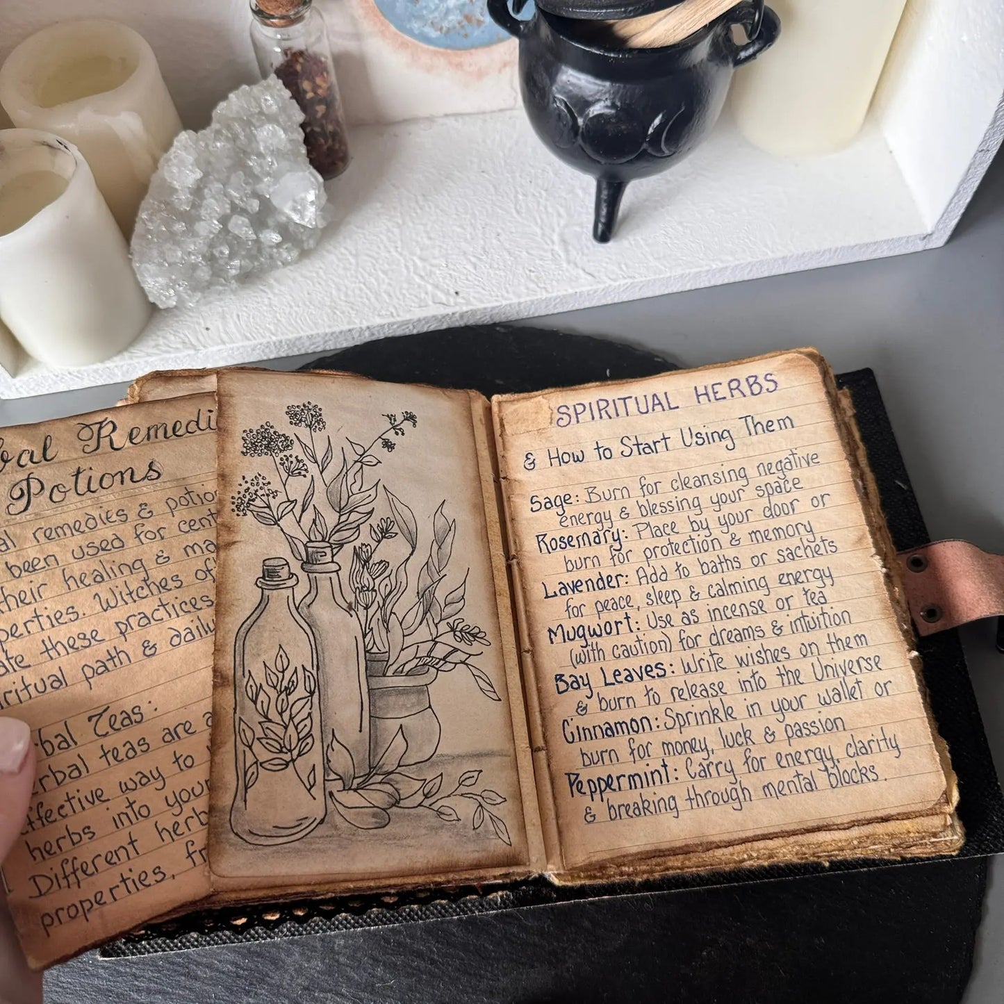 Hand Written Grimoire 03 The Spiritual Toolbox