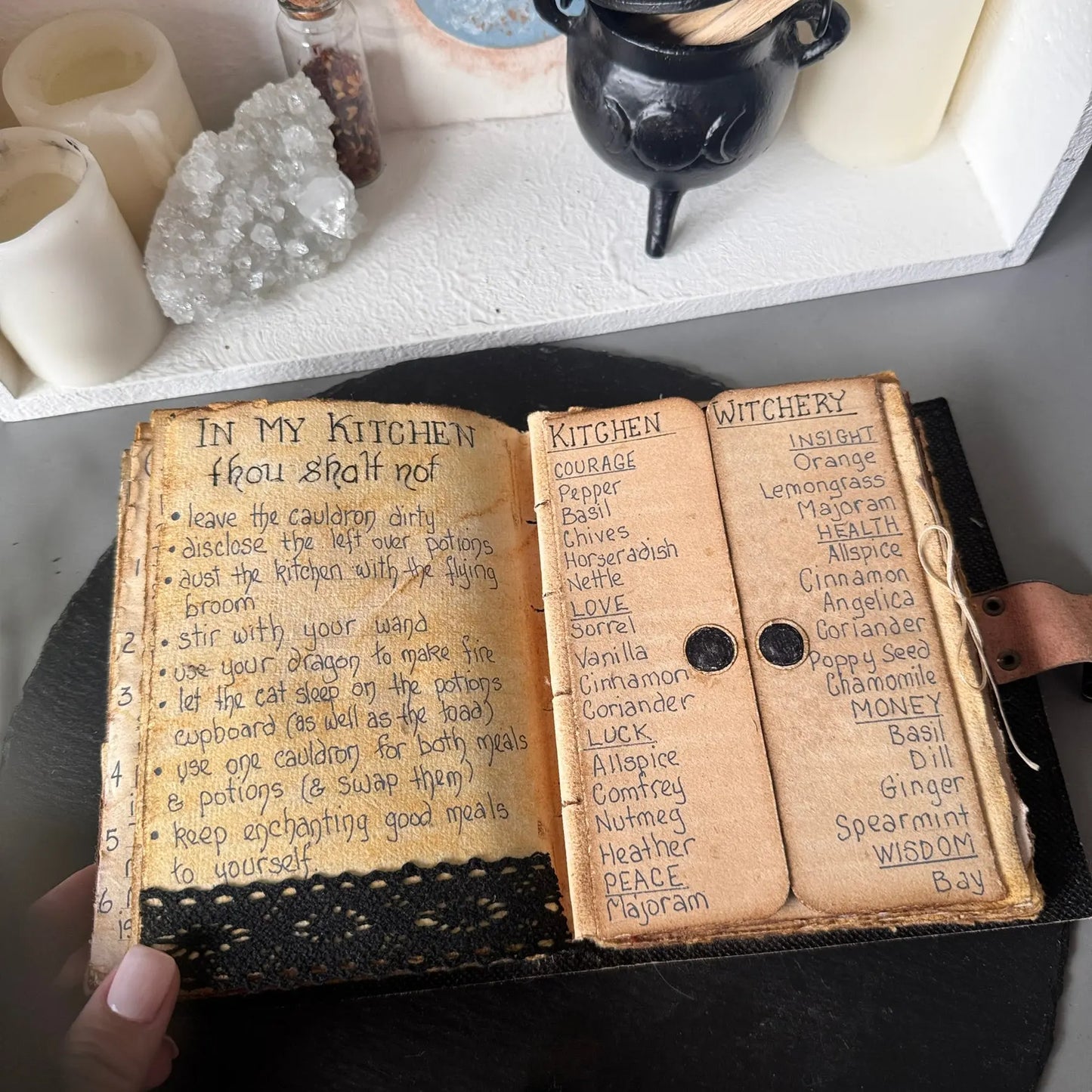 Hand Written Grimoire 03 The Spiritual Toolbox