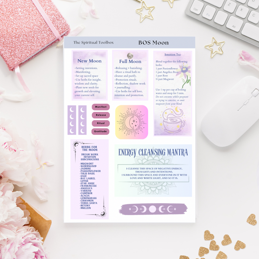 Sticker Sheet | BOS Moon