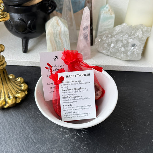 SAGITTARIUS ZODIAC CRYSTAL KIT
