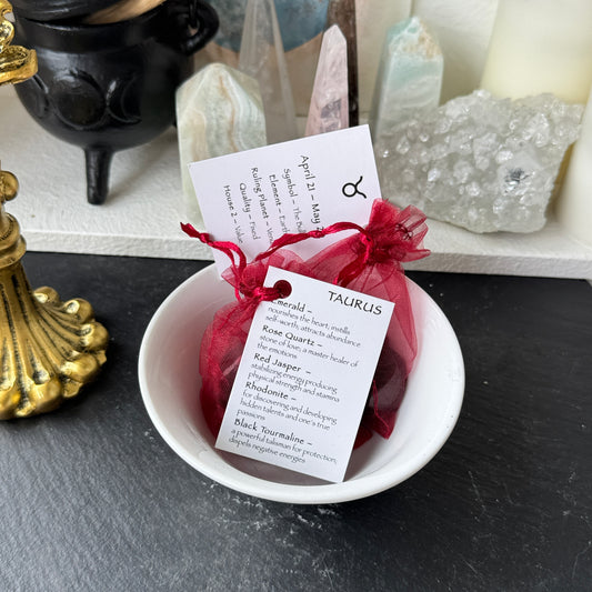 TAURUS ZODIAC CRYSTAL KIT