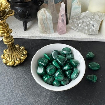 Malachite Tumbled