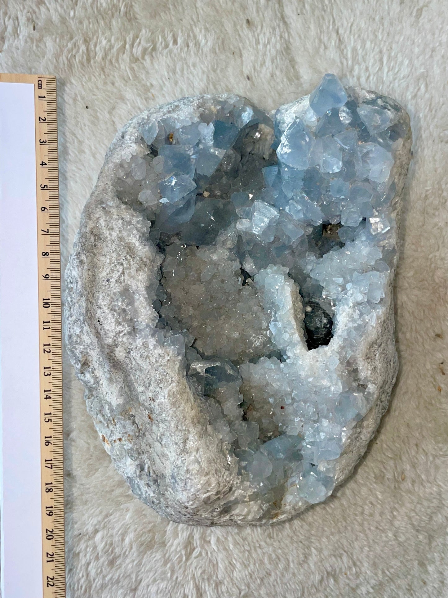 Celestite Cluster XL