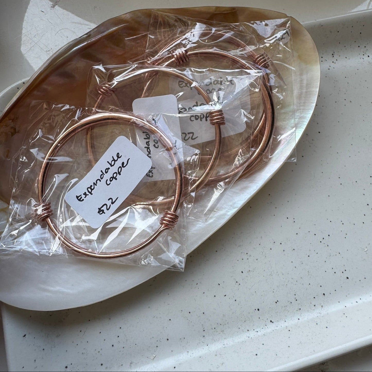 Expandable Copper Bracelet