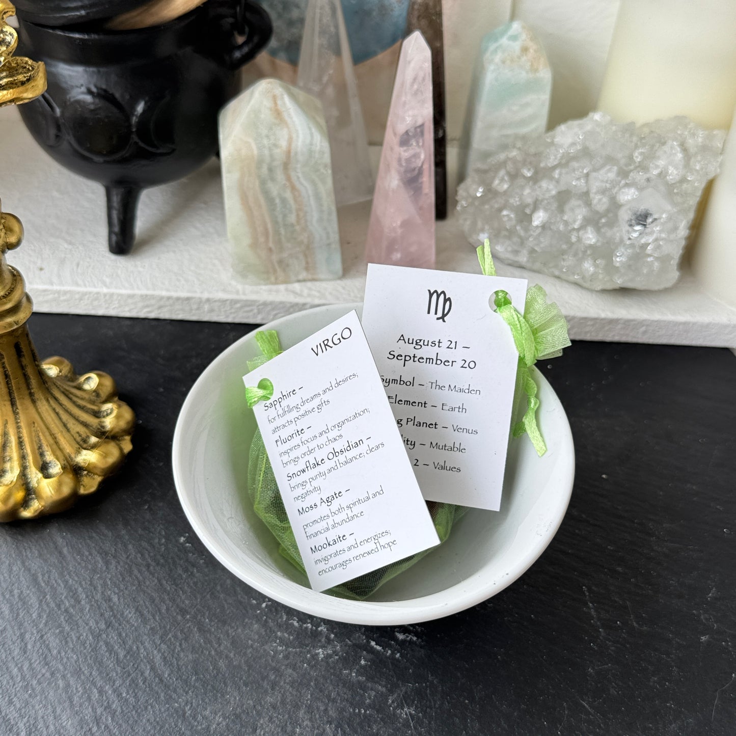 VIRGO ZODIAC CRYSTAL KIT