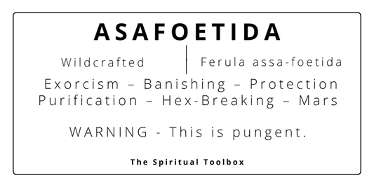 Asafoetida Powder | Exorcism - Banishing - Protection - Purification
