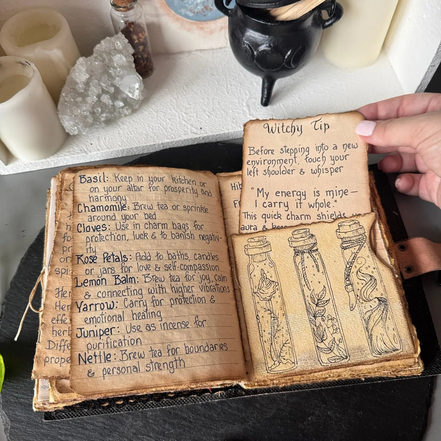 Hand Written Grimoire 03 The Spiritual Toolbox