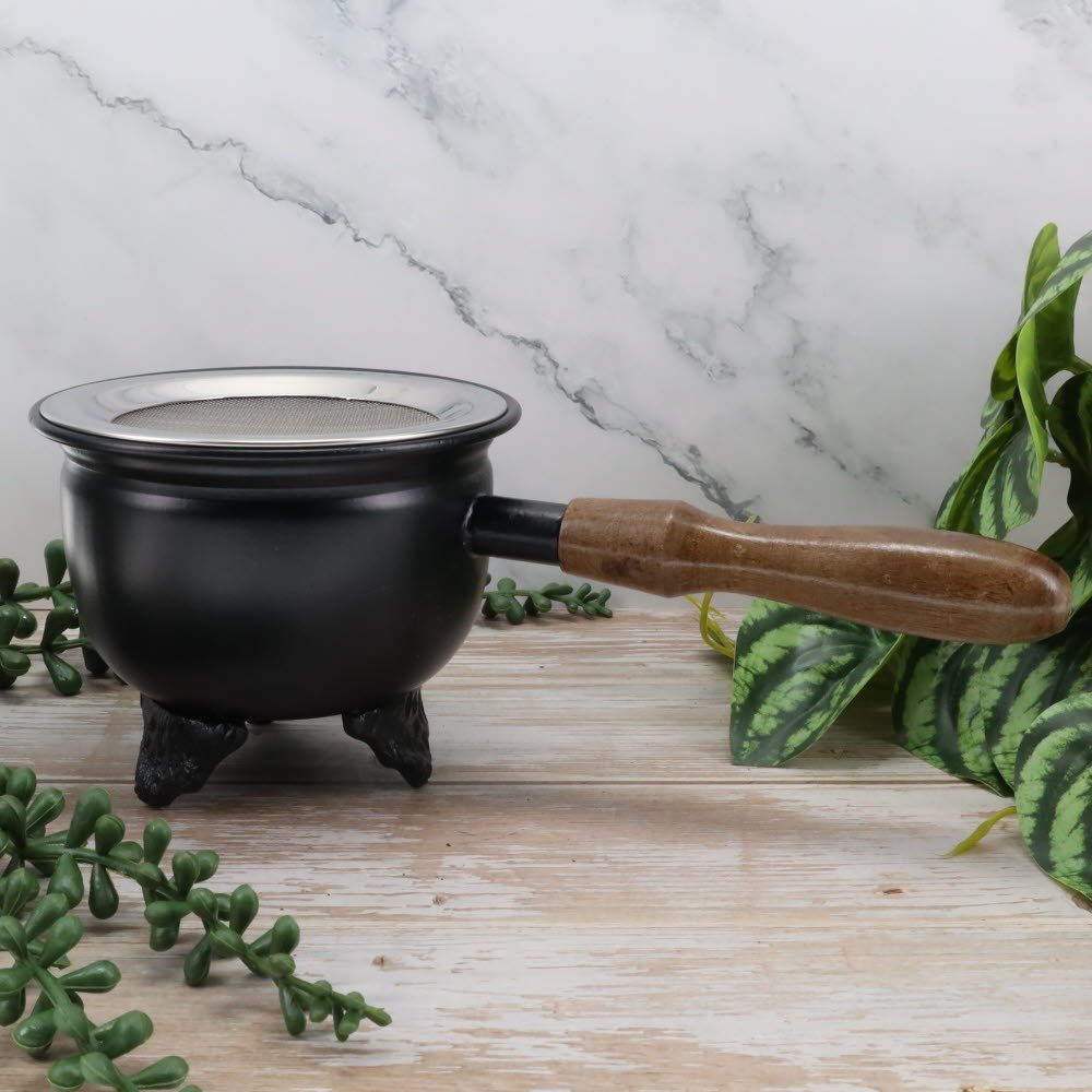 Cast Iron Cauldron | With Handle and Mesh