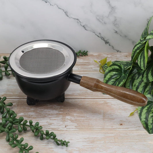 Cast Iron Cauldron | With Handle and Mesh