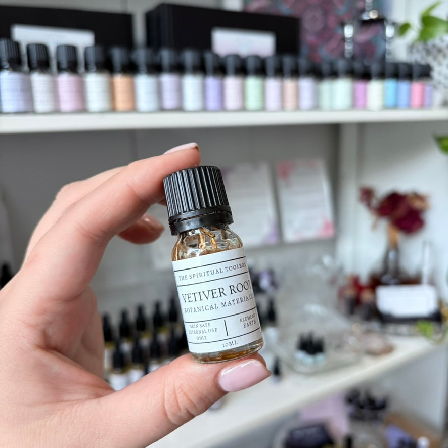 Vetiver Root | Botanical Materia Oil | 10ml | Skin Safe