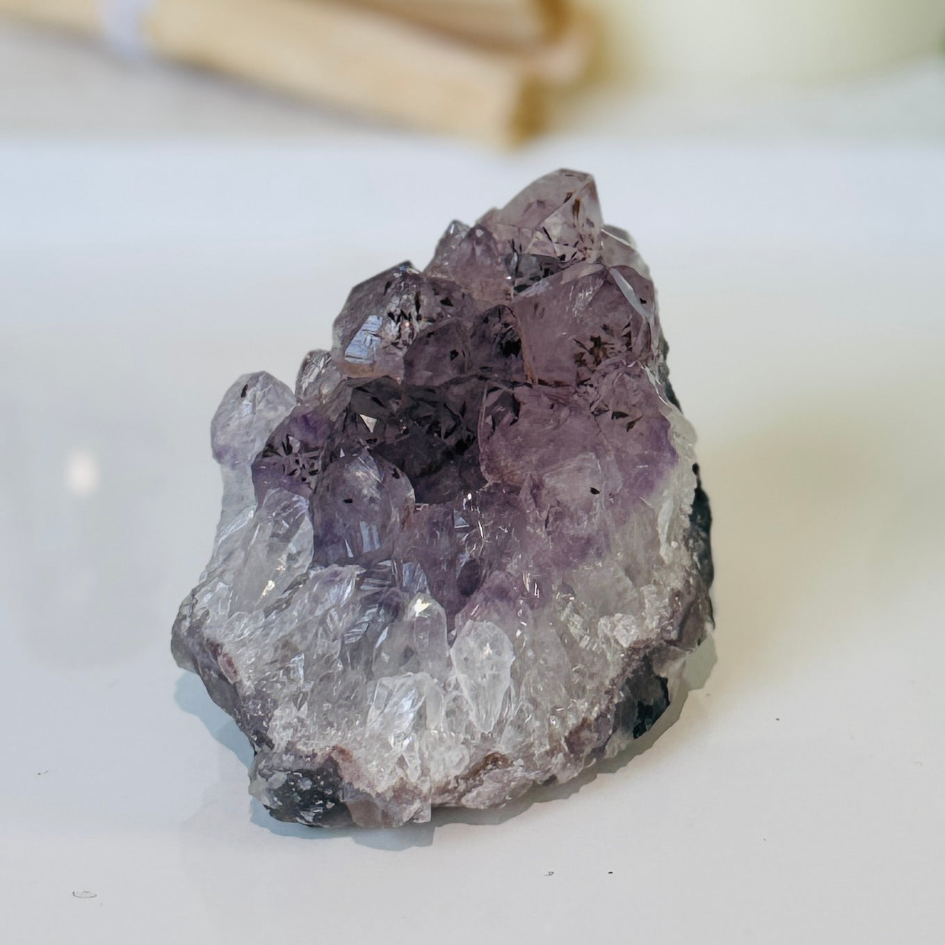 Amethyst Cluster A003 | Addictions - Protection - Intuition