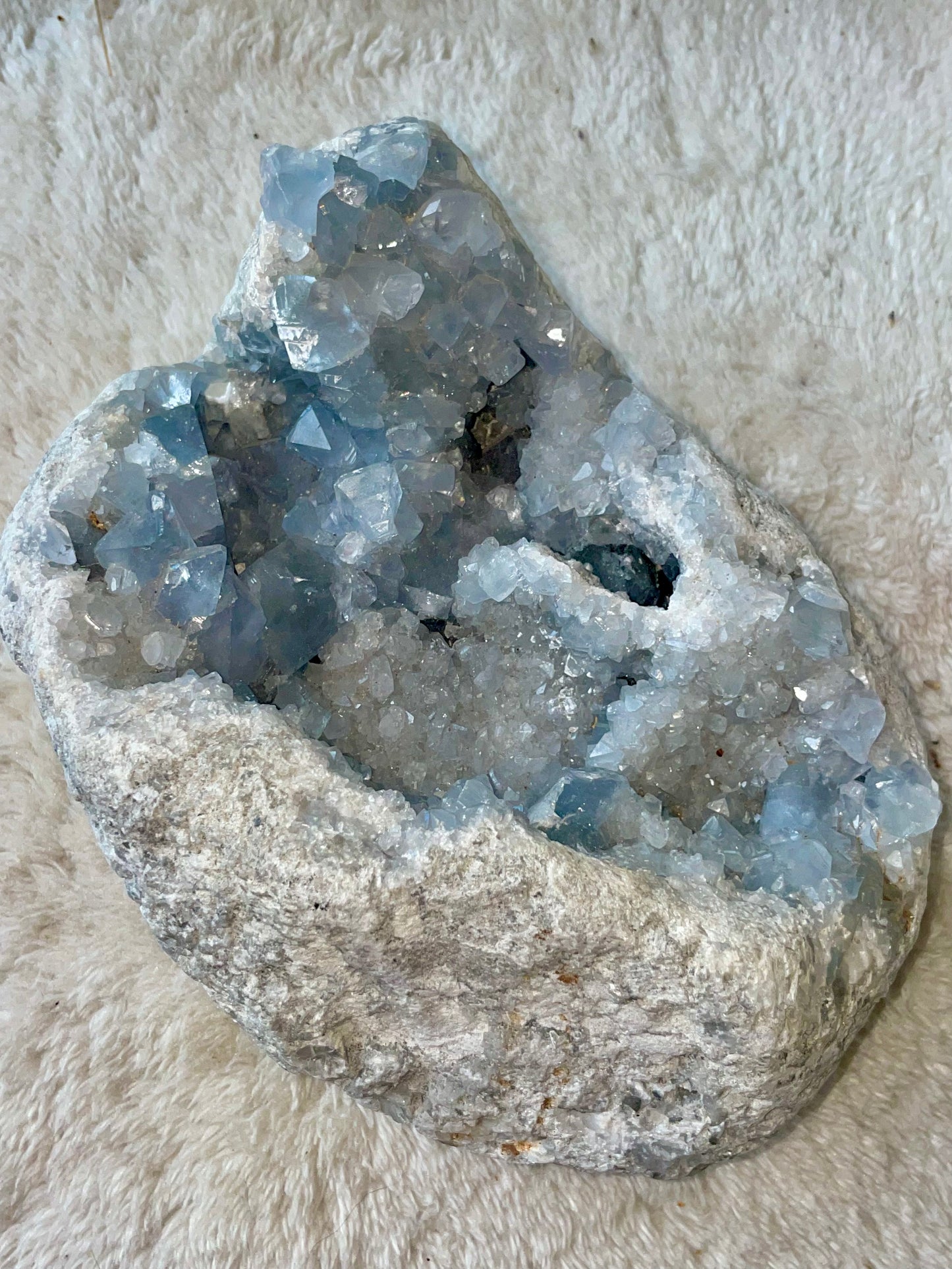 Celestite Cluster XL