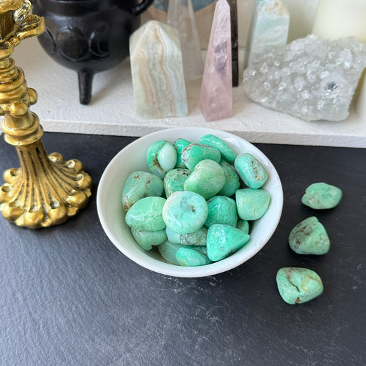 Chrysoprase Tumbled
