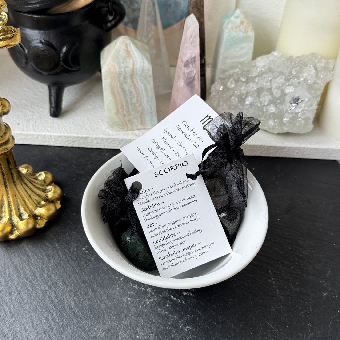 SCORPIO ZODIAC CRYSTAL KIT