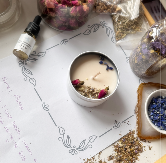 Custom Spelled Candle