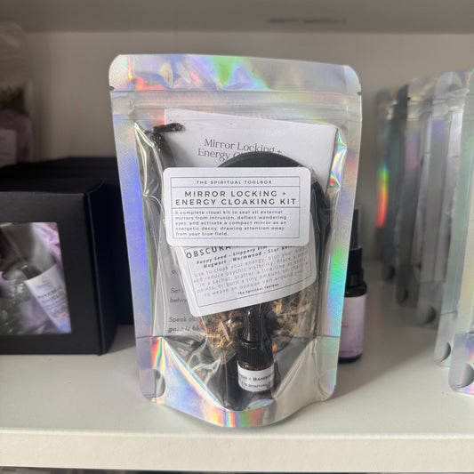 Mirror Locking + Energy Cloaking Ritual Kit