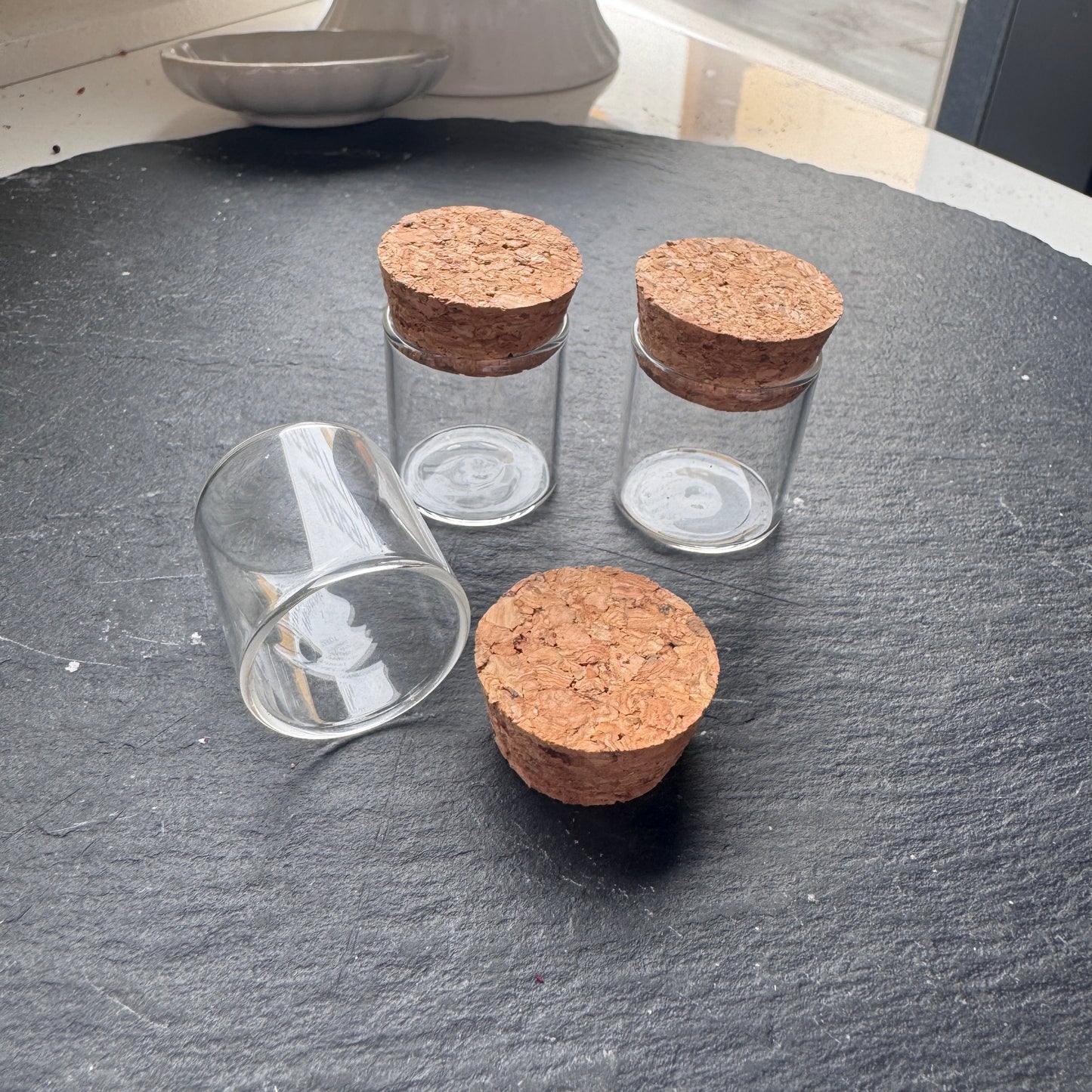 Glass Cork Vial (Small)