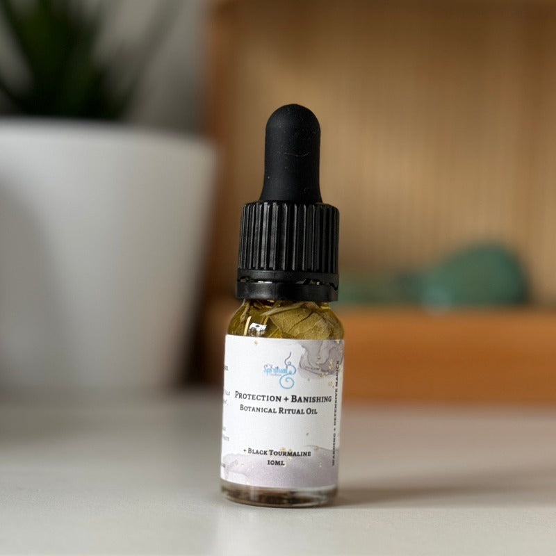 Protection + Banishing Botanical Infused Ritual Oil