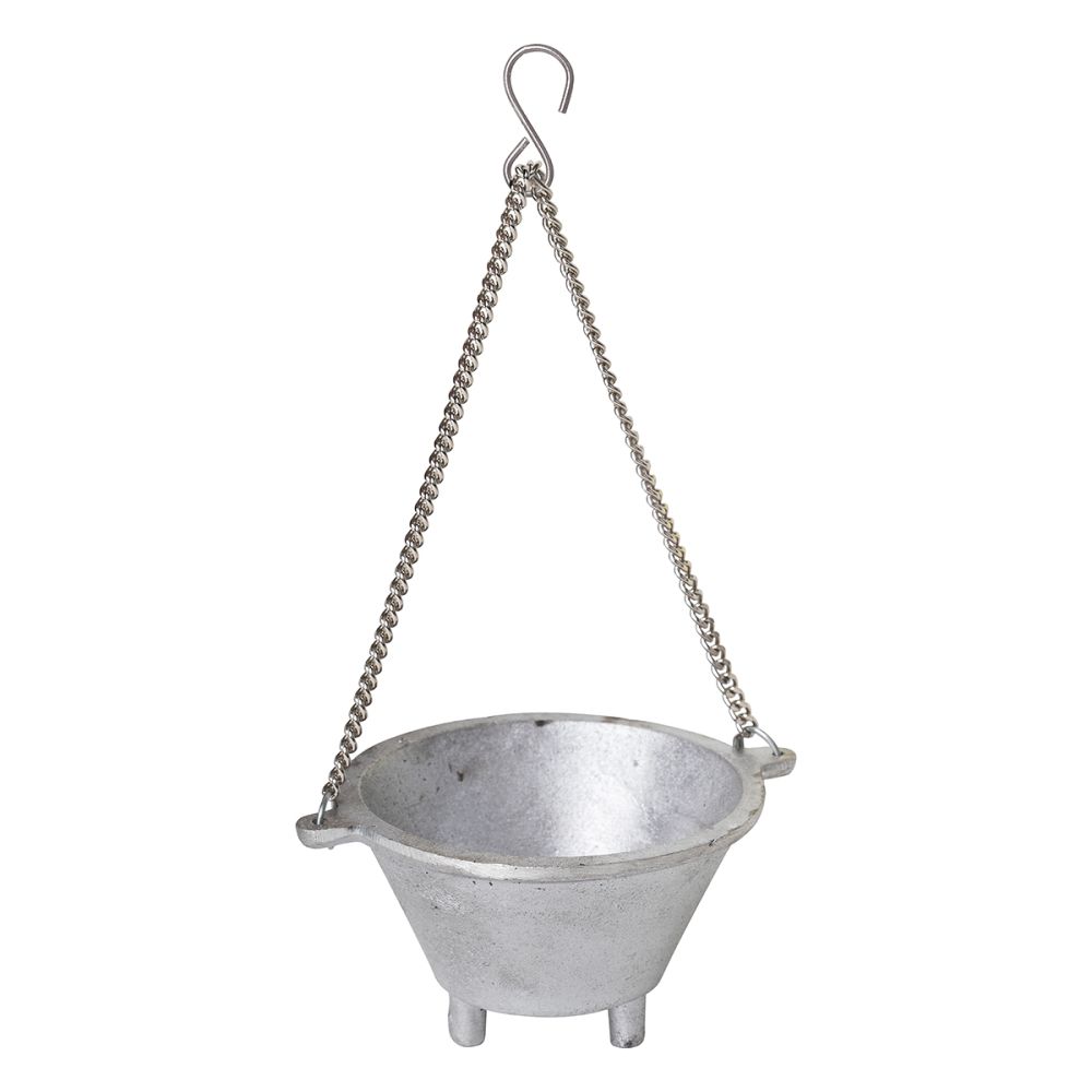 Aluminium Silver Cauldron | Hanging Cauldron