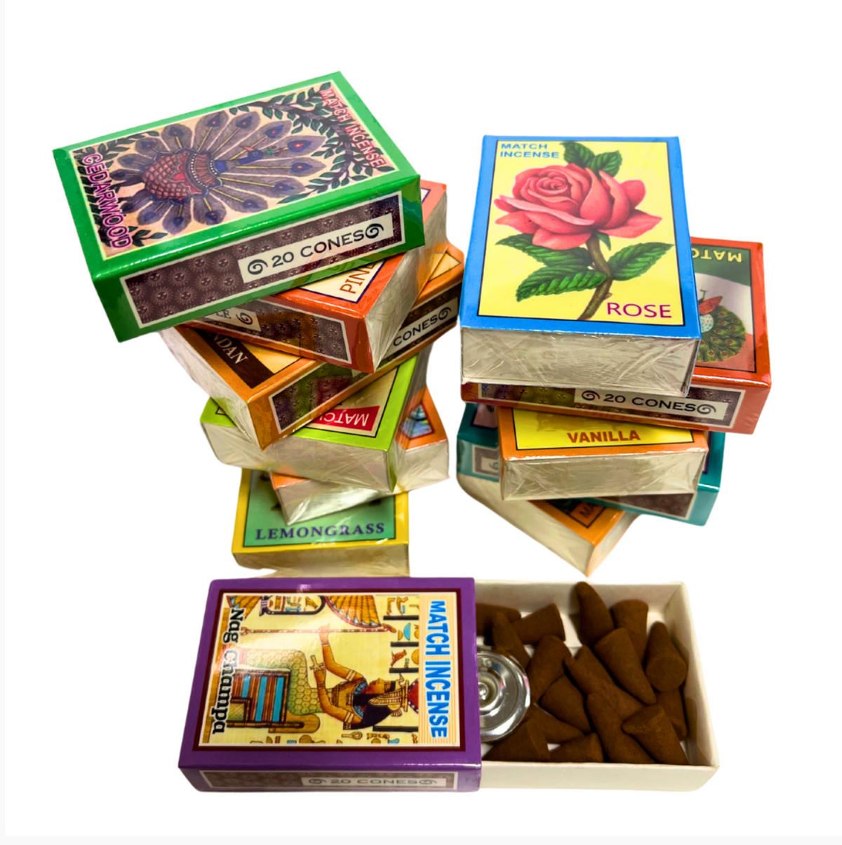 Mini Incense Cones - 20pk