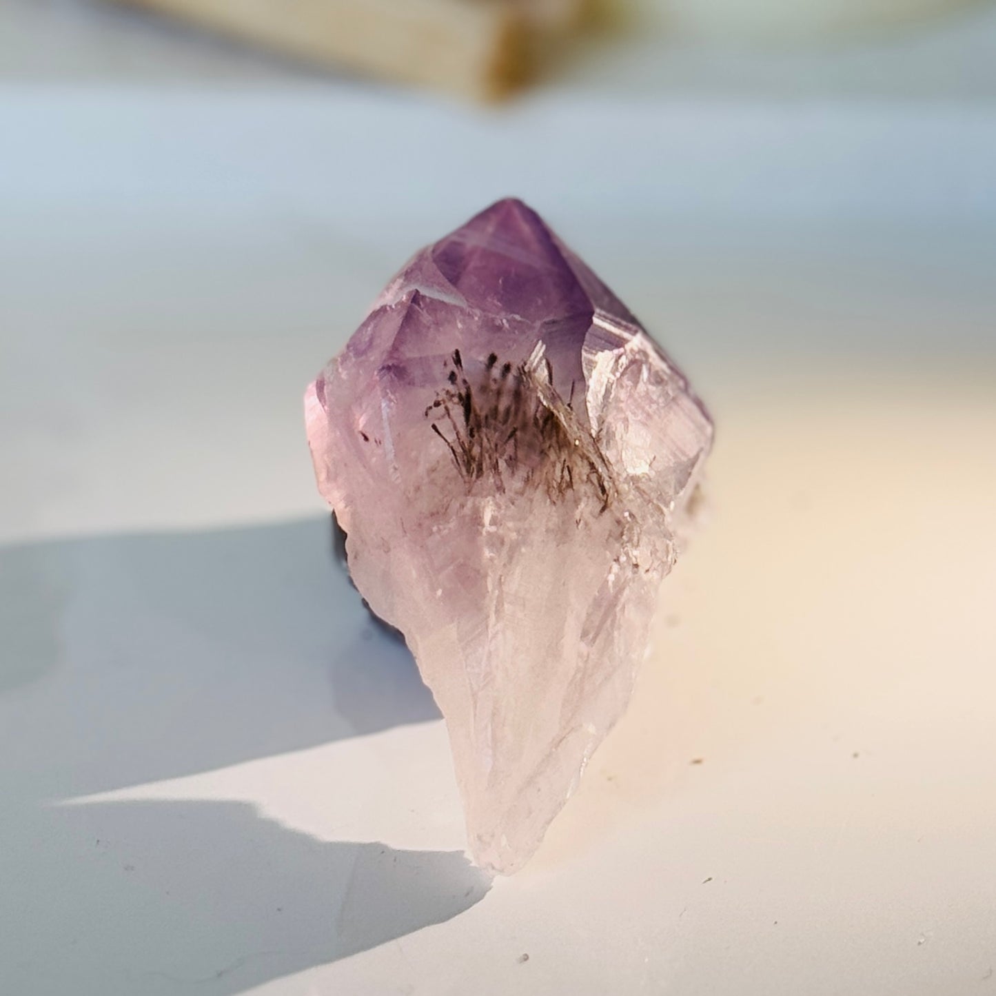 Amethyst Point w/ Goethite Inclusions AM10 | Addictions - Protection - Intuition