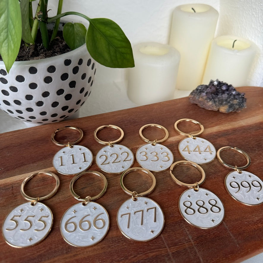 Angel Number Keyrings