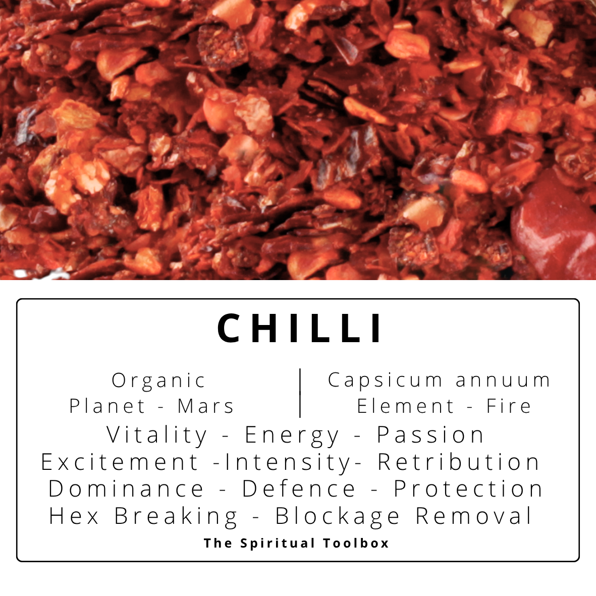 Chilli | Protection - Energy - Vitality - Defence