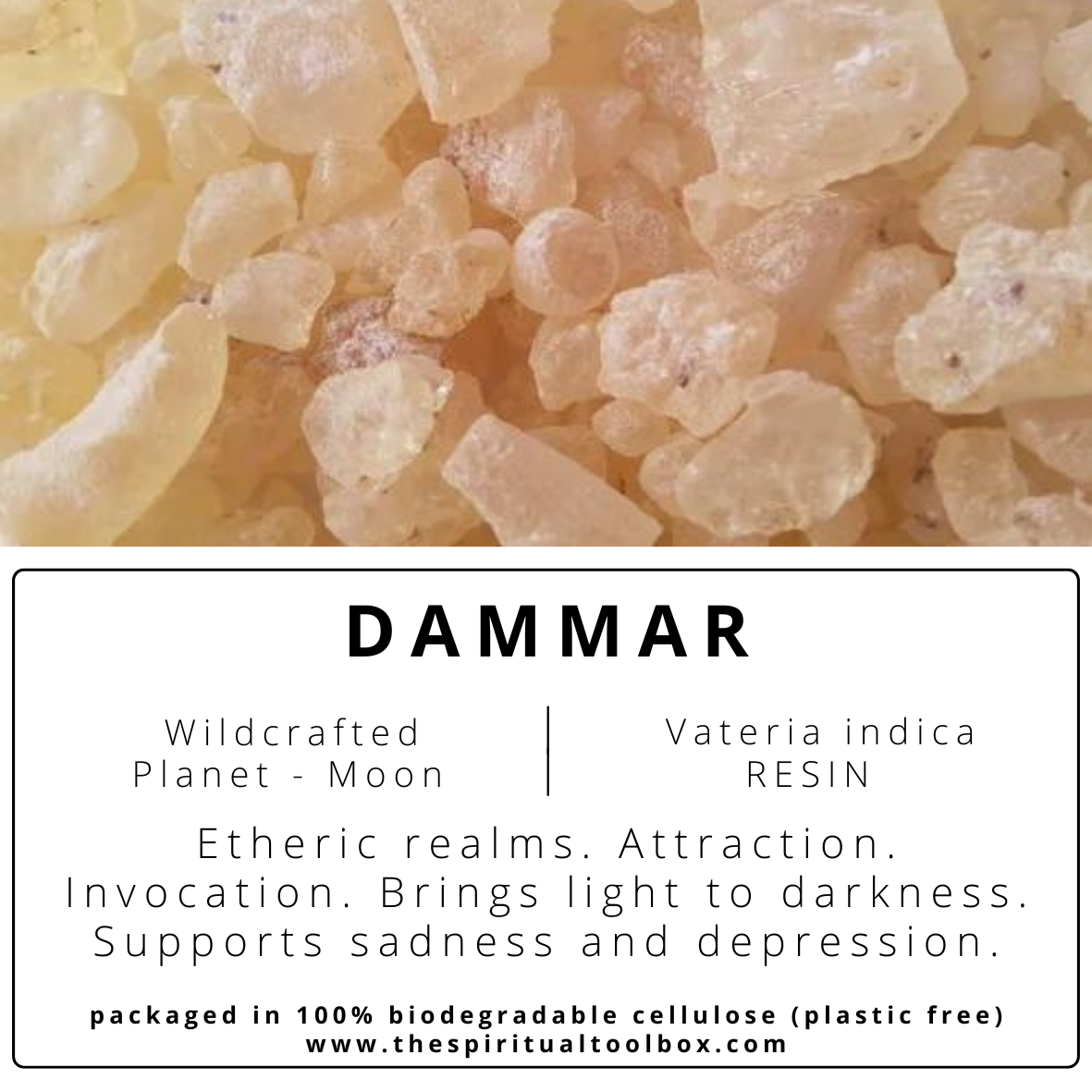 Dammar Resin | Attraction - Mood Boosting - Invocation