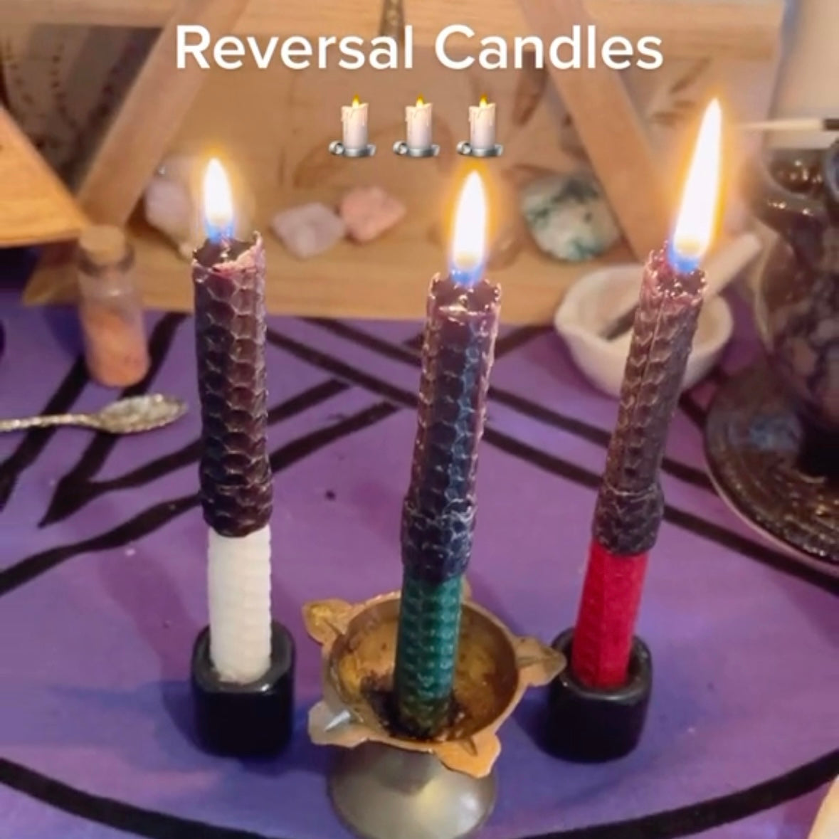 Reversing Beeswax Candles