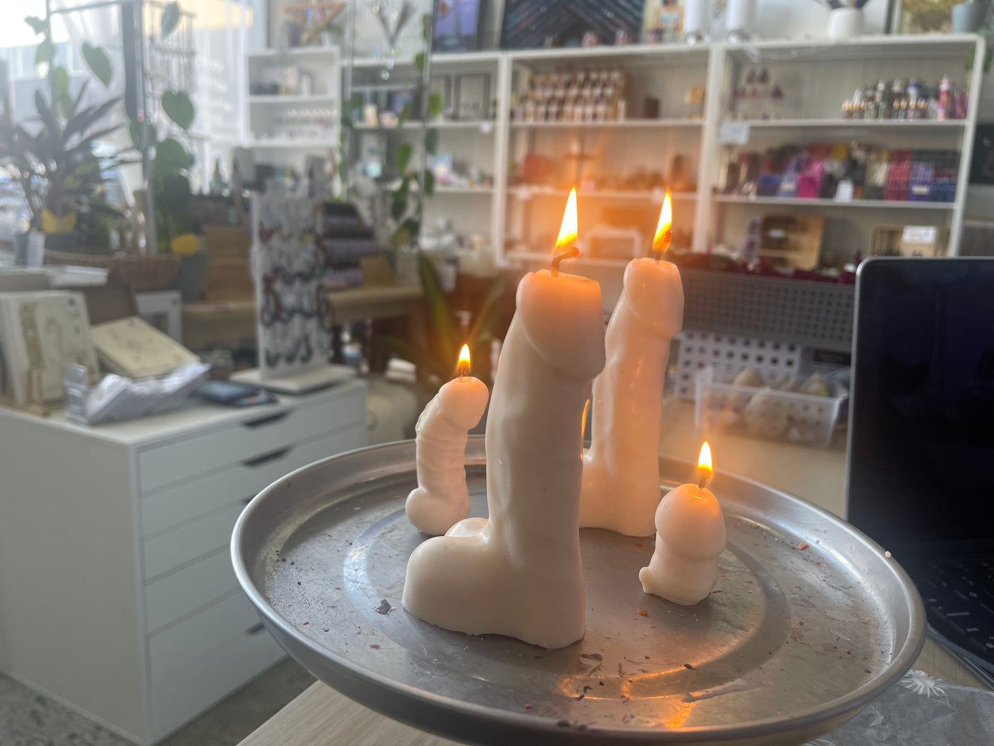 Phallus Candle | Beeswax + Soy Blend