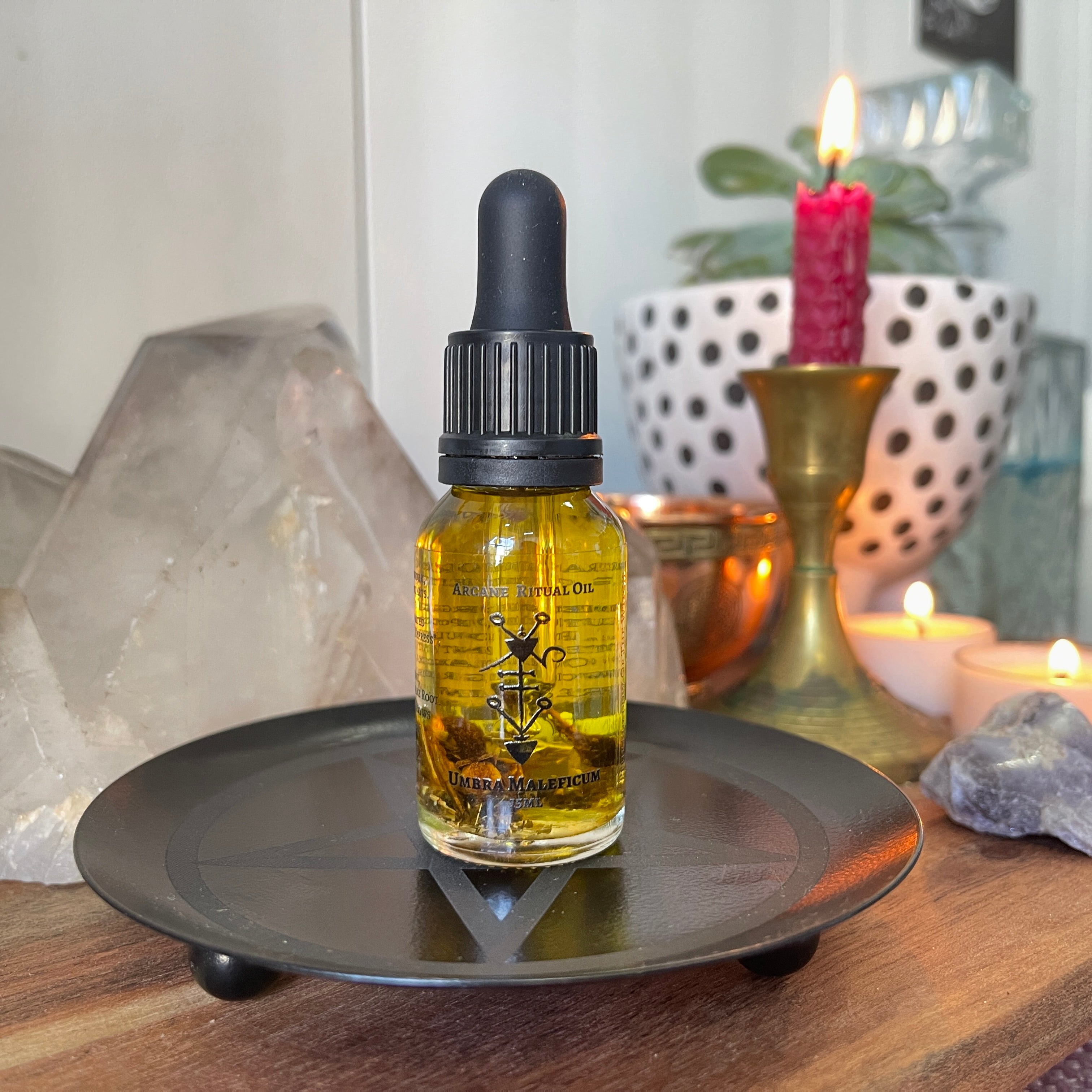 Umbra Maleficum (Dark Arts) - Arcane Ritual Oil – The Spiritual Toolbox
