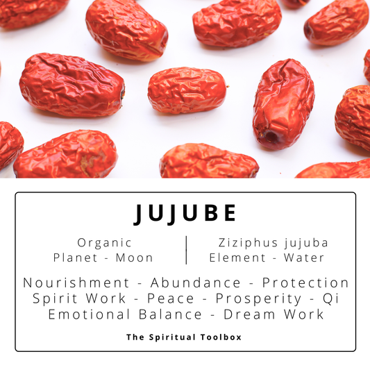 Jujube | Nourishment - Protection - Spirit Work - Peace - Prosperity - Dreams - Shen