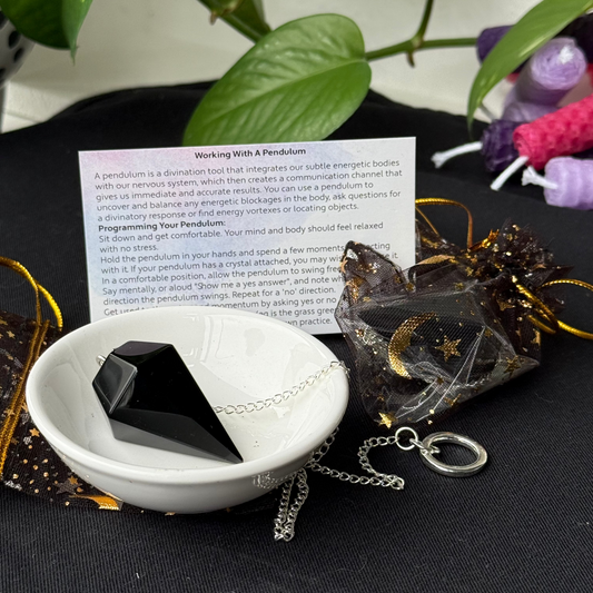 Obsidian Pendulum (Chunky)