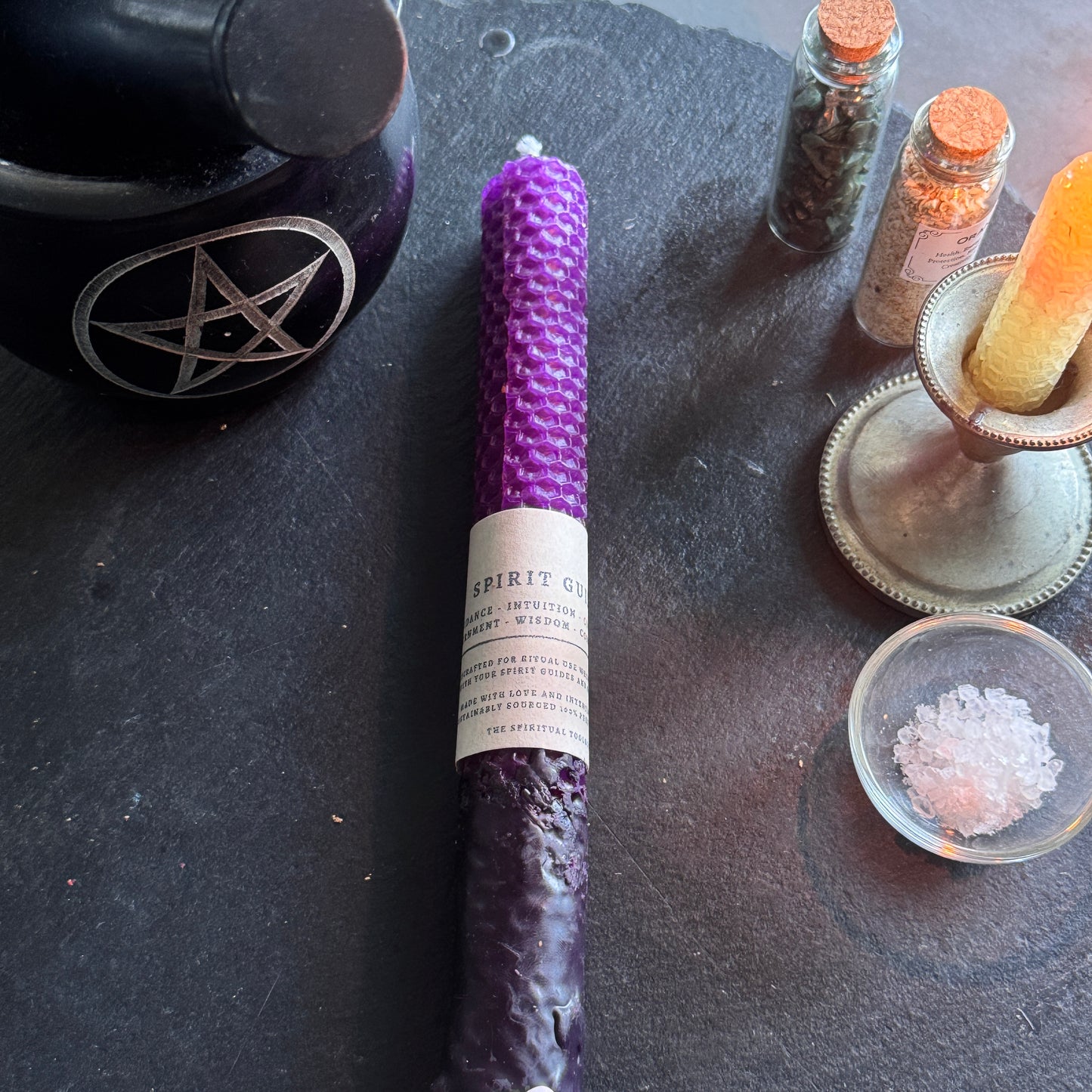 Spirit Guide | Beeswax Altar Candle