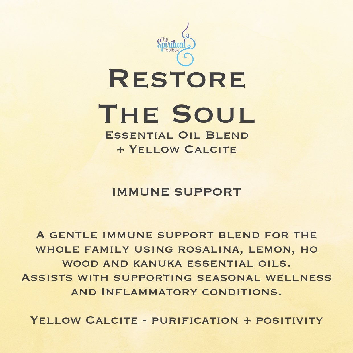 Restore The Soul Essential Oil