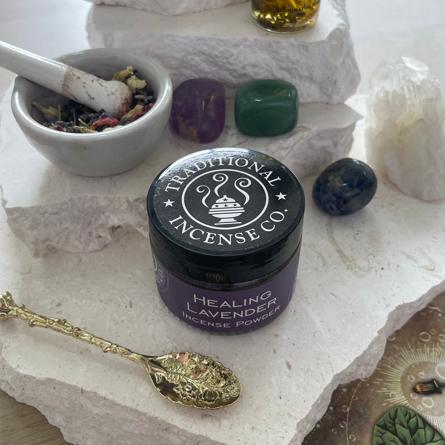 Healing Lavender Incense Powder | Traditional Incense Co