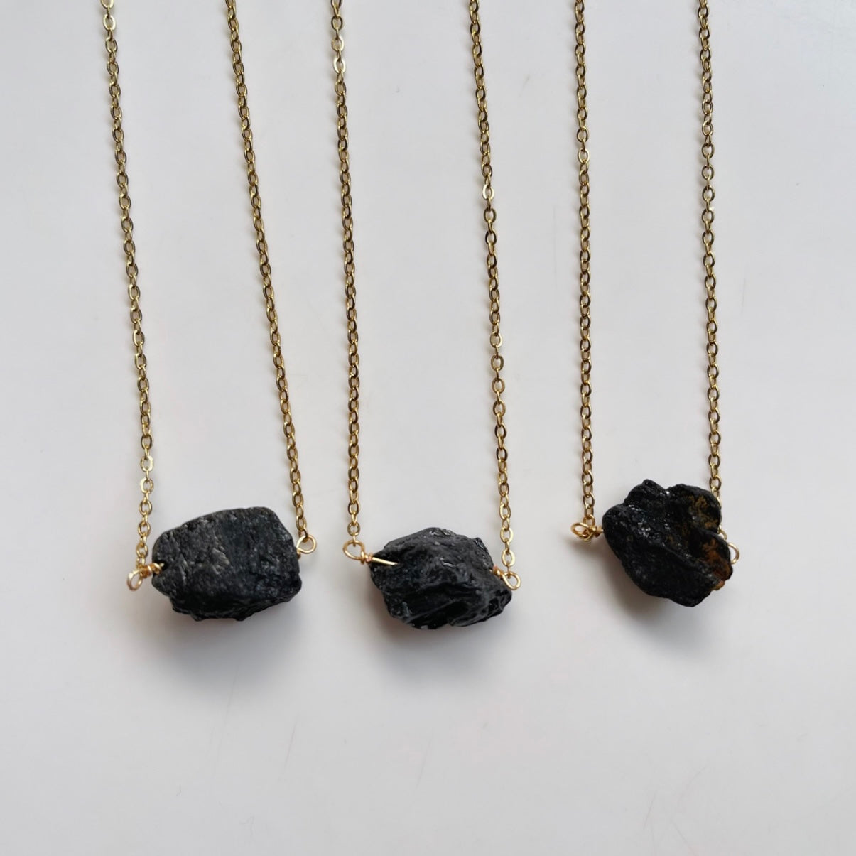 Raw Crystal Necklace | Gold