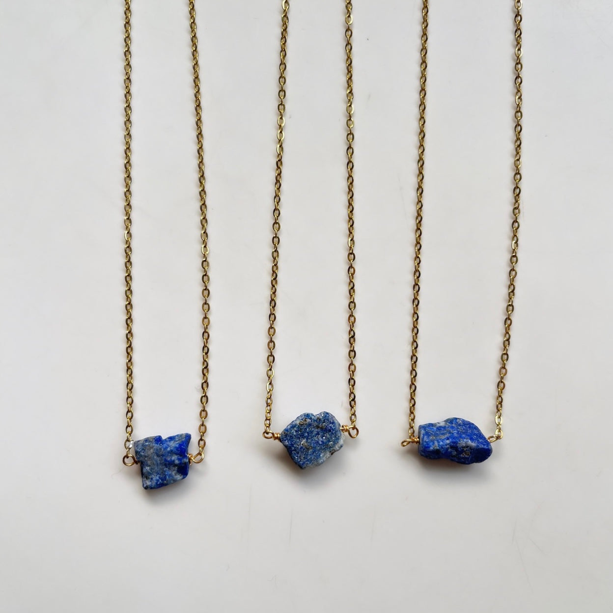 Raw Crystal Necklace | Gold