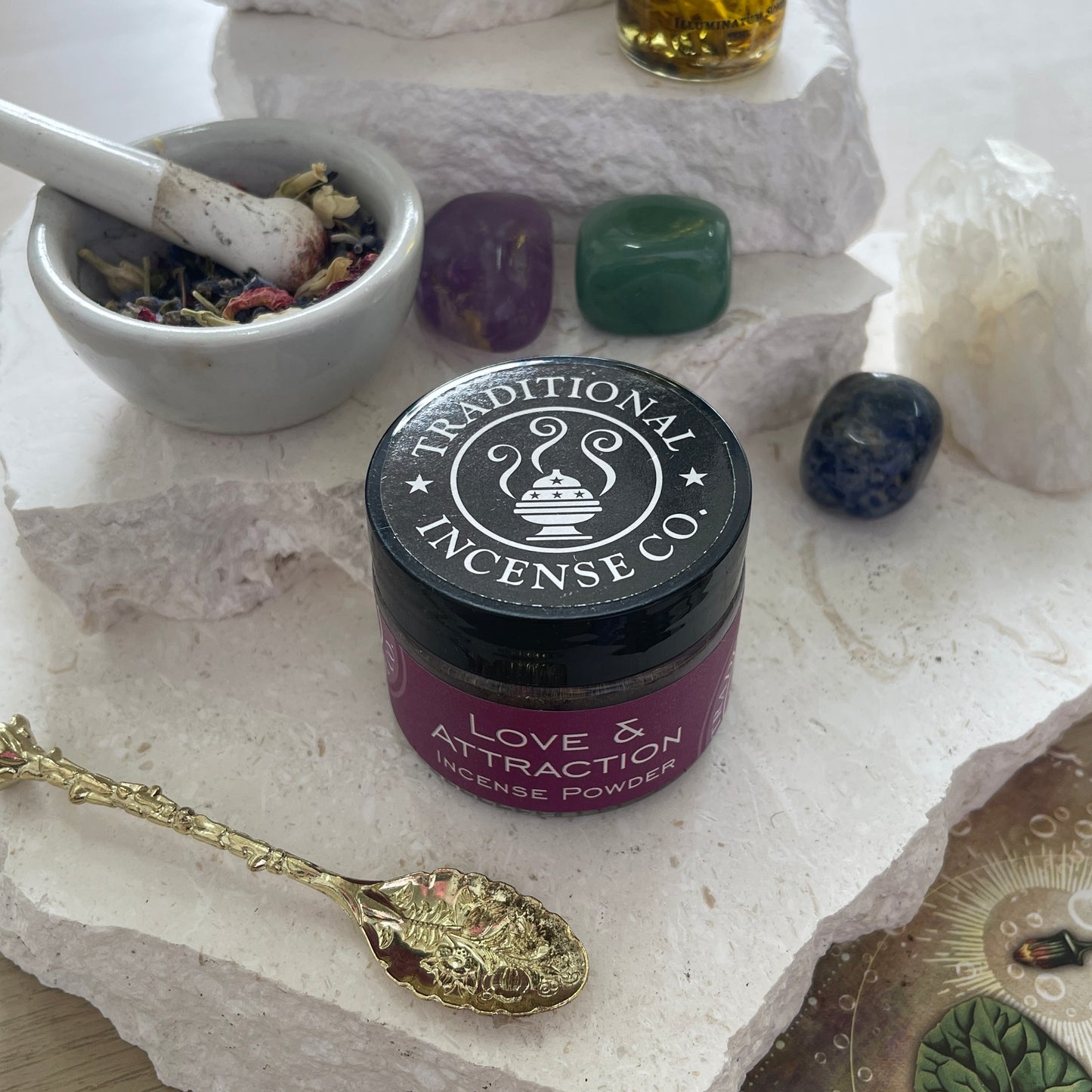 Love & Attraction Incense Powder | Traditional Incense Co